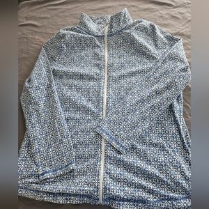 TALBOTS HELLO SATURDAY FULL ZIP LIGHTWEIGHT JACKET ACTIVEWEAR WOMENS 1X